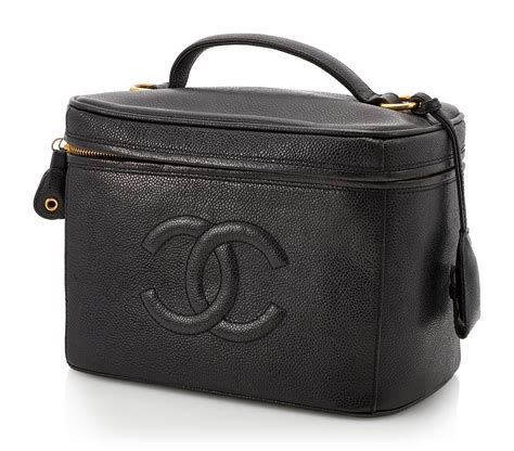 chanel vanity leather handbag|second hand Chanel vanity bags.